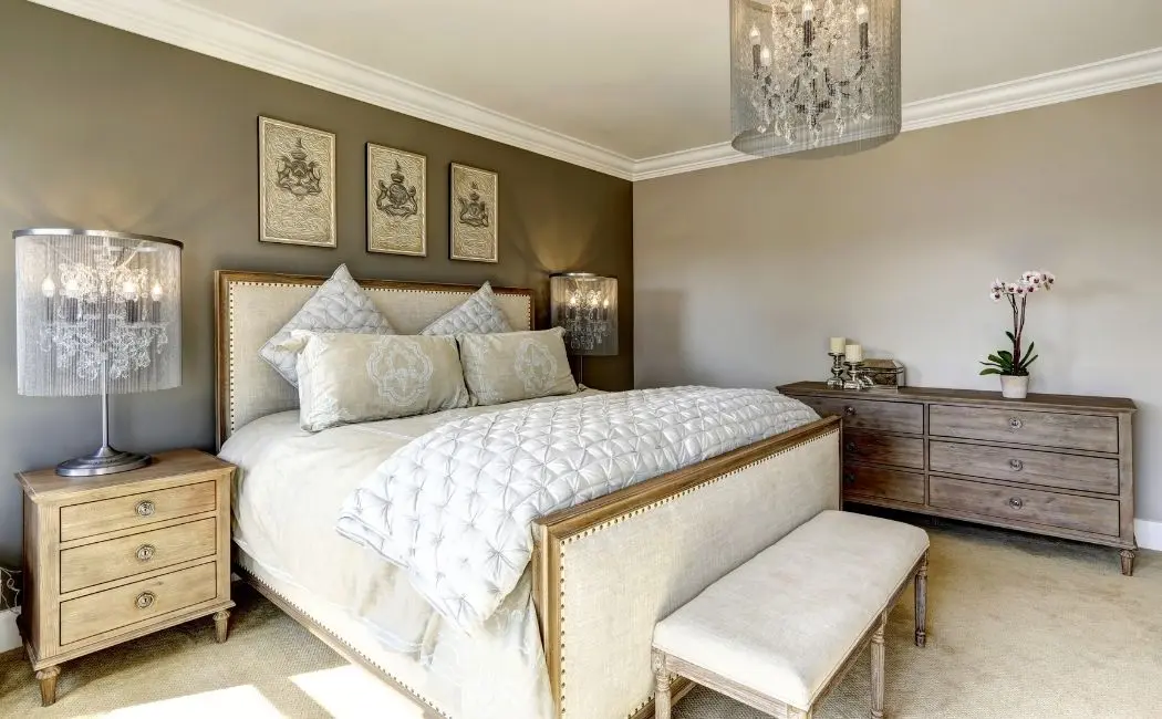 Projektowanie nowoczesnej sypialni z łóżkiem tapicerowanym