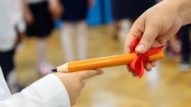 Pierwszoklasiści z Wąchocka i Wielkiej Wsi już po ślubowaniu