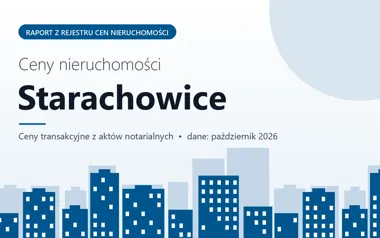 Ceny mieszkań w Starachowicach — październik 2026