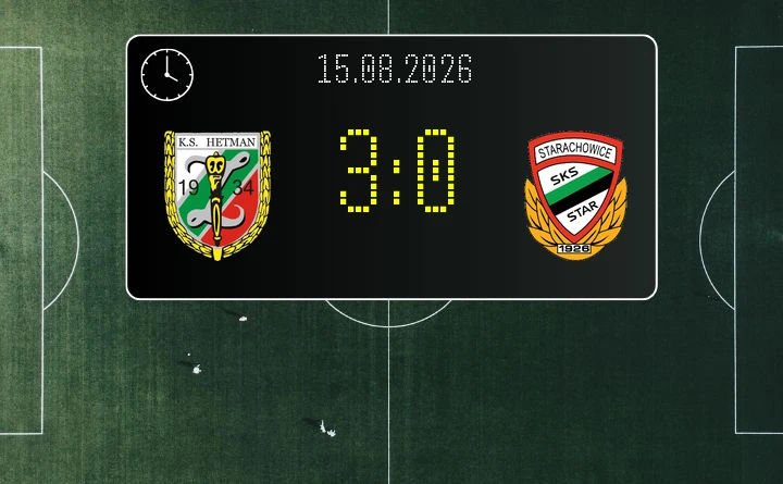 [PIŁKA NOŻNA] Hetman Zamość – Star Starachowice 3:0 w Betclic 3. Lidze Grupa 4 (Grupa IV)