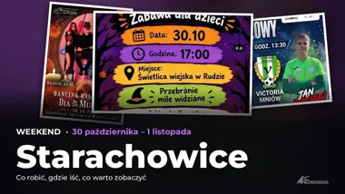 Weekend w Starachowicach: wydarzenia od 30 października do 1 listopada – okładka przeglądu weekendowego