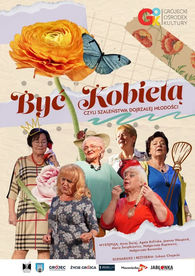 Obrazek przedstawia grafikę promocyjną wydarzenia Spektakl teatralny o życiu i dojrzewaniu kobiet