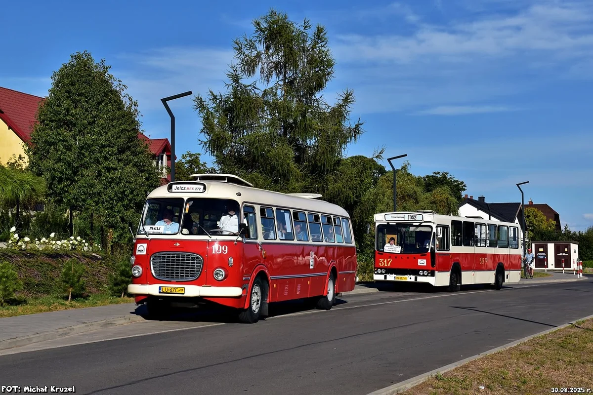 Grafika promocyjna wydarzenia III Zlot Autobusów Zabytkowych – Starachowice 2026