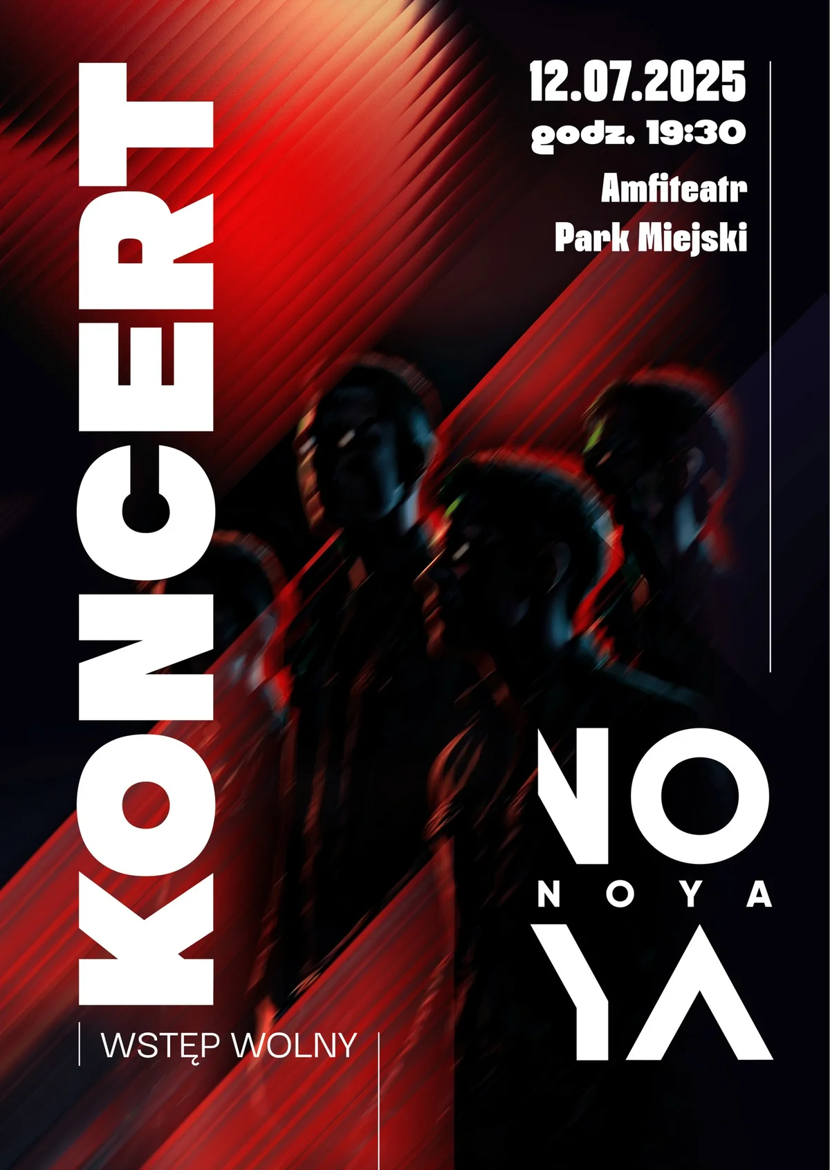 Grafika promocyjna wydarzenia Koncert zespołu NOYA w Starachowicach