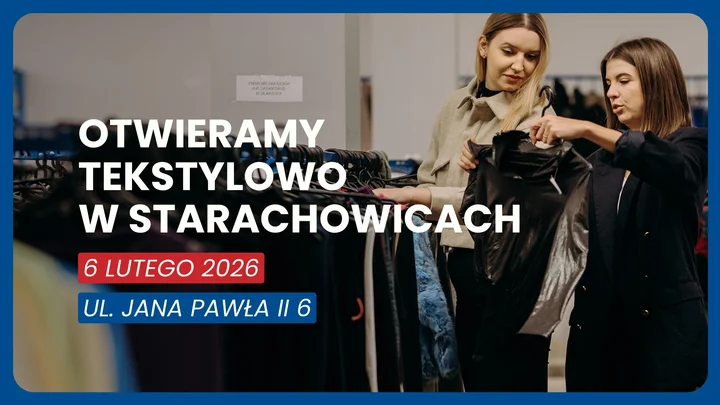 Grafika promocyjna wydarzenia Otwarcie TekStylowo w Starachowicach