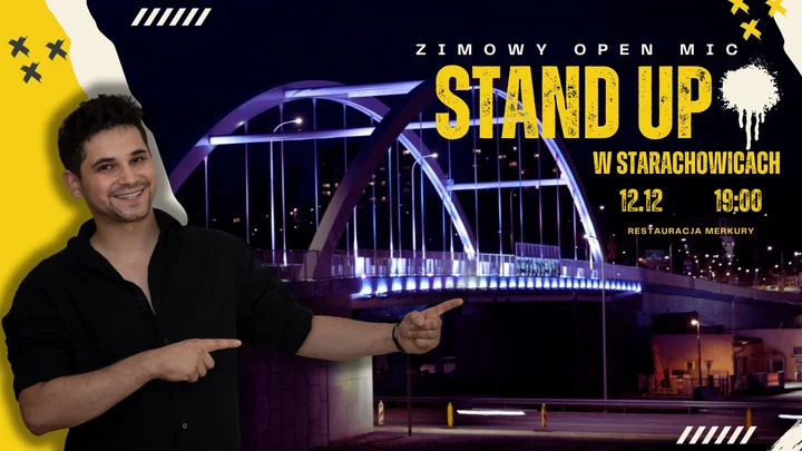 Grafika promocyjna wydarzenia Stand Up / Open Mic — Starachowice (otwarta scena)