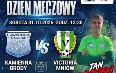 Grafika promocyjna wydarzenia Mecz Kamienna Brody – Victoria Mniów