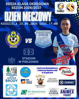Grafika promocyjna wydarzenia Nida Pińczów – Kamienna Brody