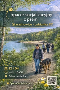 Grafika promocyjna wydarzenia Spacer socjalizacyjny – Starachowice Lubianka #7