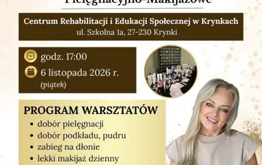 Warsztaty pielęgnacyjno-makijażowe w CRiES w Krynkach