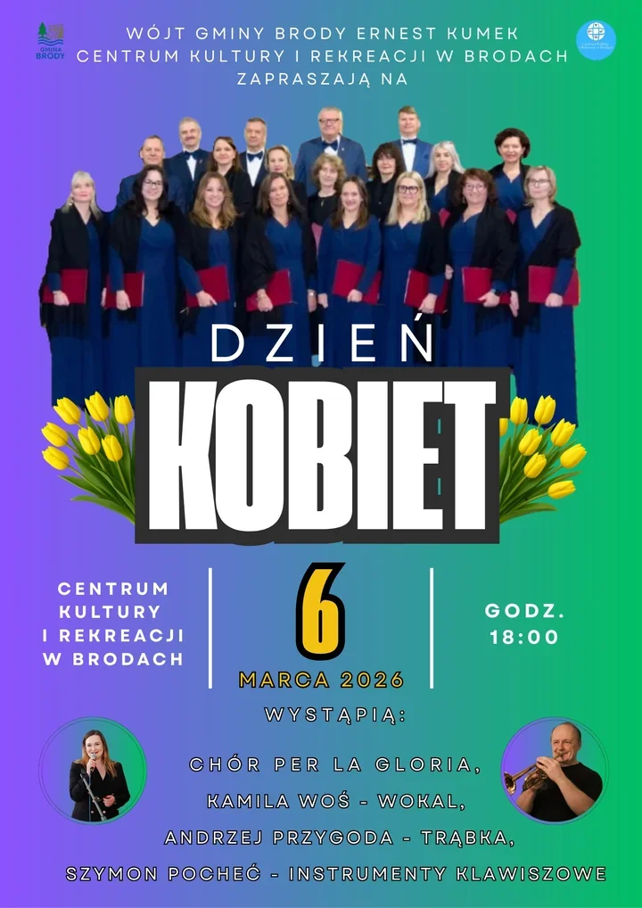 Wieczór muzyczny w Brodach – koncert na Dzień Kobiet z chórem i trąbką