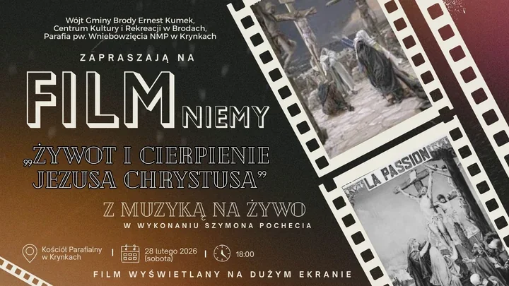 Kino nieme i organy na żywo – pokaz francuskiego filmu pasyjnego w Krynkach