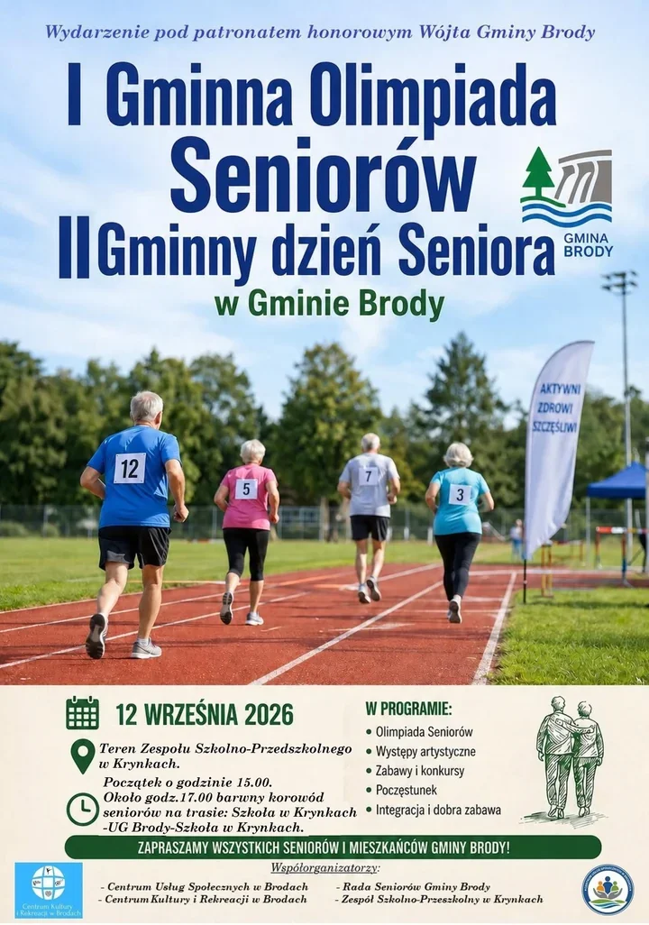 Pierwsza Olimpiada Seniorów w gminie Brody. Będzie sport i korowód