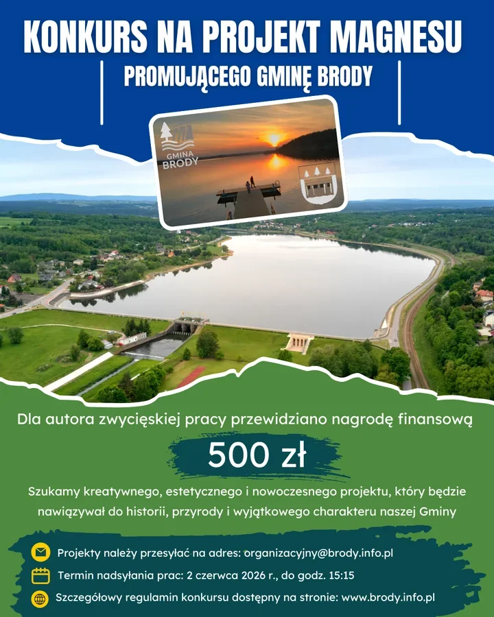 Magnes z Brodów ma pokazać charakter gminy i przynieść 500 zł nagrody
