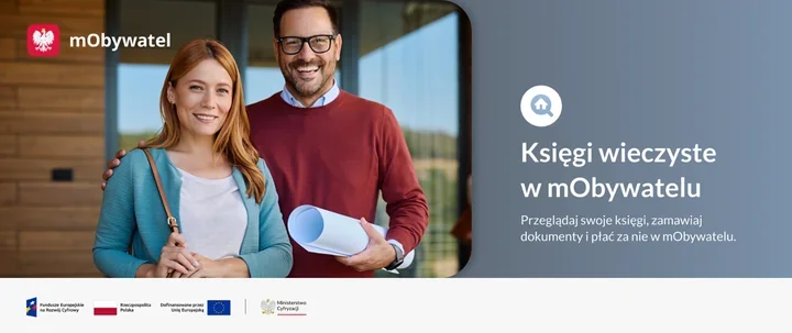 Księgi wieczyste w mObywatelu już bez sądu i dodatkowych logowań