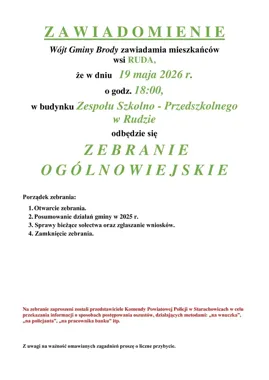 W Rudzie policja opowie o oszustach podczas zebrania