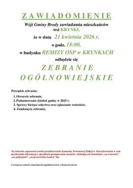 W Krynkach padną pytania o oszustwa i tegoroczne działania gminy