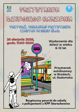 Przystanek w Brodach zmieni się nie do poznania. Dzieci zaprojektują go po swojemu