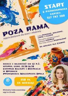 W Brodach ruszają zajęcia plastyczne. Dzieci stworzą własne prace