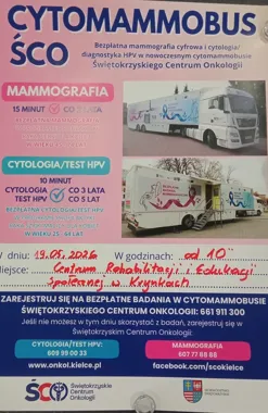 Cytomammobus przyjedzie do Brodów. Bezpłatne badania w Krynkach