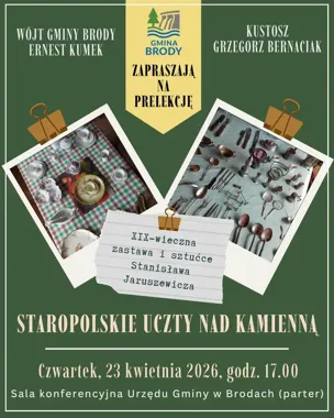 Szlacheckie uczty wracają do Brodów. Bernaciak pokaże stół sprzed wieków