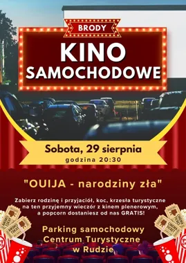 Horror pod ekranem i popcorn gratis. Kino samochodowe nad Zalewem Brodzkim