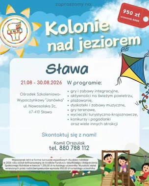 Dzieci rolników pojadą nad jezioro. Kolonie w Sławie z dopłatą