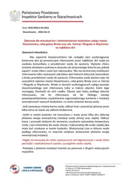 Chlor w kranach Starachowic i Gminy Brody. Sanepid wyjaśnia, jak reagować