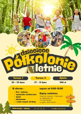 Letnie półkolonie w Brodach przyjmują dzieci na dwa lipcowe turnusy