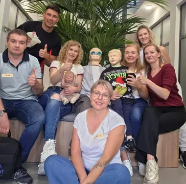 W Krynkach ćwiczyli pierwszą pomoc. Chodzi o bezpieczeństwo pacjentów