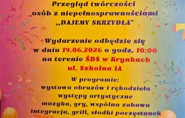 Talenty osób z niepełnosprawnościami wyjdą na pierwszy plan w Krynkach
