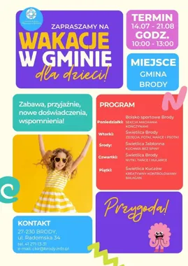 W Brodach rusza wakacyjny cykl zajęć. Dzieci będą w ruchu przez całe lato