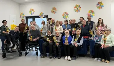 Palmy i wielkanocny nastrój wypełniły ŚDS w Krynkach