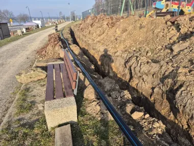 W Rudzie wodociągowe przyłącze ma zdążyć przed majowym ruchem nad wodą