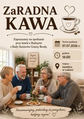 Przy kawie w Lubieni padną ważne pytania o przyszłość miejscowości