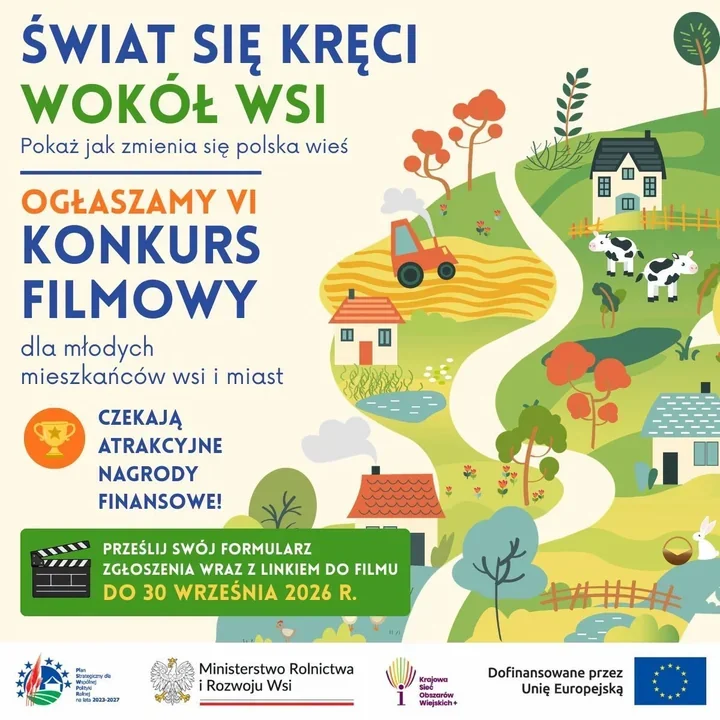 Młodzi filmowcy mogą pokazać polską wieś i zdobyć tysiące złotych