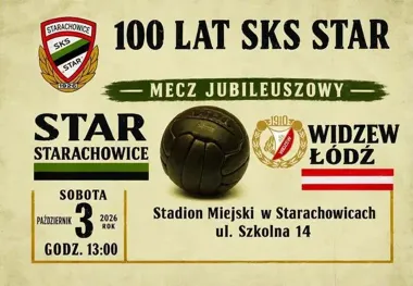 Star zagra z całą pierwszą drużyną Widzewa. Jubileuszowy mecz zapowiada się wyjątkowo
