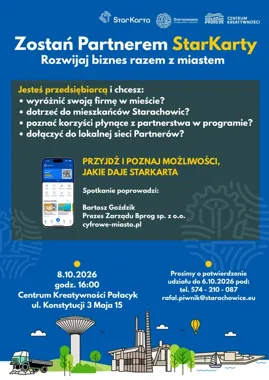 StarKarta szuka nowych partnerów. Spotkanie dla firm w Pałacyku