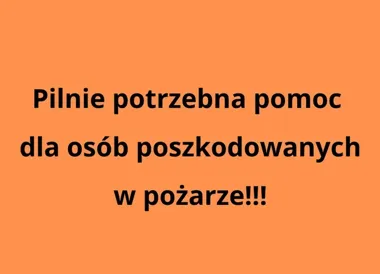 Pożar zabrał rodzinie dom. W Mircu trwa zbiórka potrzebnych rzeczy