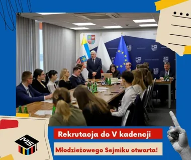 Młodzi ze Świętokrzyskiego mogą zgłaszać się do V kadencji Młodzieżowego Sejmiku