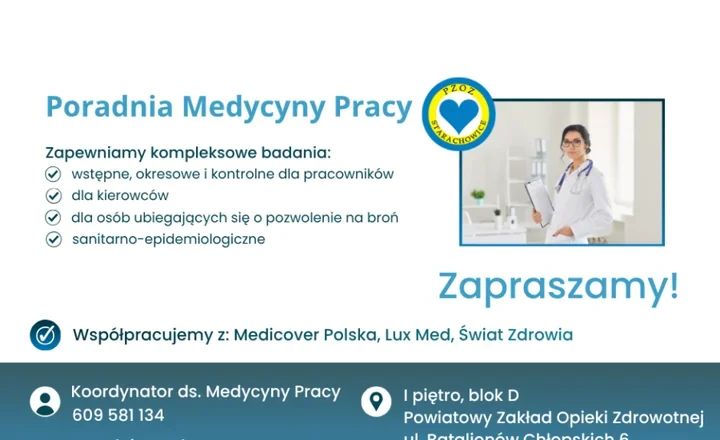 Badania pracownicze bez biegania po mieście. W starachowickim szpitalu wszystko w jednym miejscu