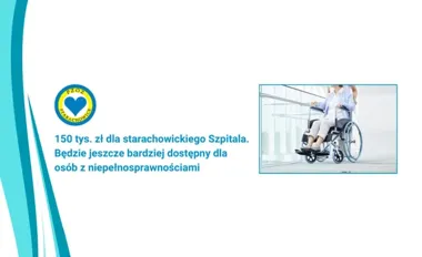 150 tysięcy złotych na sprzęt dla kobiet z niepełnosprawnościami. Starachowicki szpital szykuje zmiany