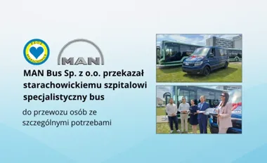 Nowy bus dla szpitala w Starachowicach ułatwi przewóz pacjentów na dializy