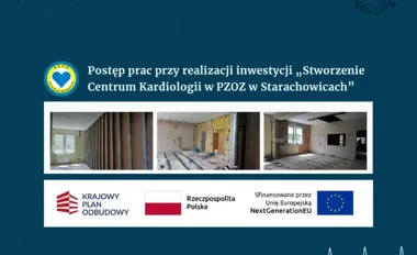 W Starachowicach rośnie centrum serca. Prace w budynku H nabierają tempa