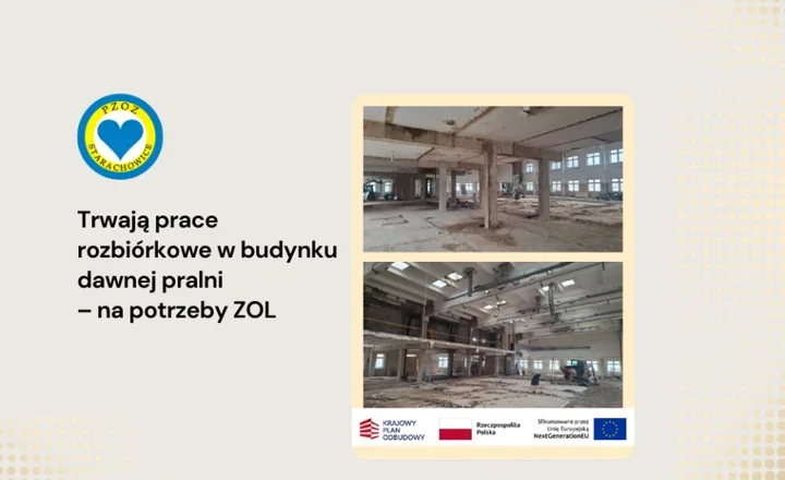 Dawna pralnia szpitalna w Starachowicach zamieni się w nowoczesny ZOL – 90 łóżek