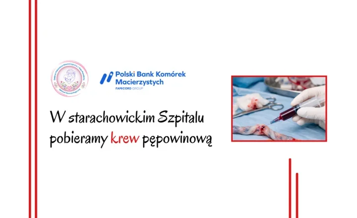 Szpital oferuje rodzicom możliwość bankowania krwi pępowinowej dla dziecka