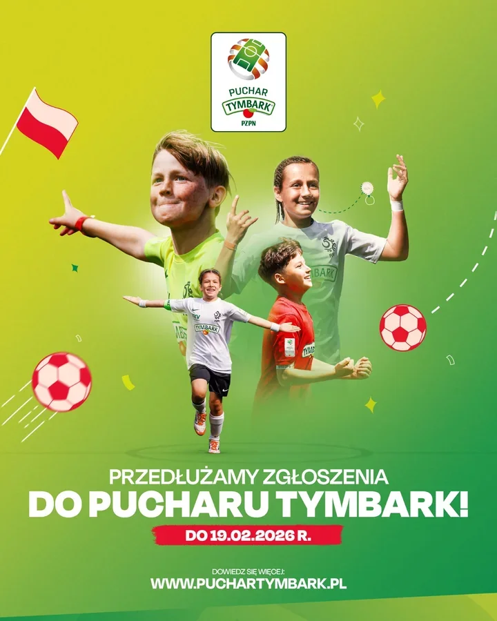 Puchar Tymbarku - dodatkowy czas na zgłoszenia dla szkół i przedszkoli
