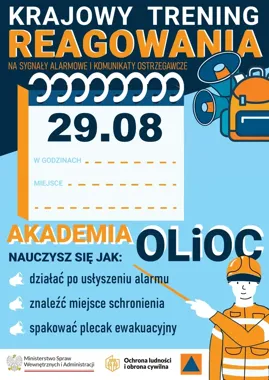 W pięciu miejscach gminy Wąchock nauczą reagować na alarmy