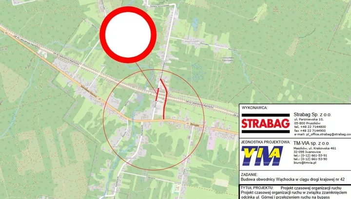 W Parszowie kierowcy muszą liczyć się ze zmianą ruchu przy budowie obwodnicy