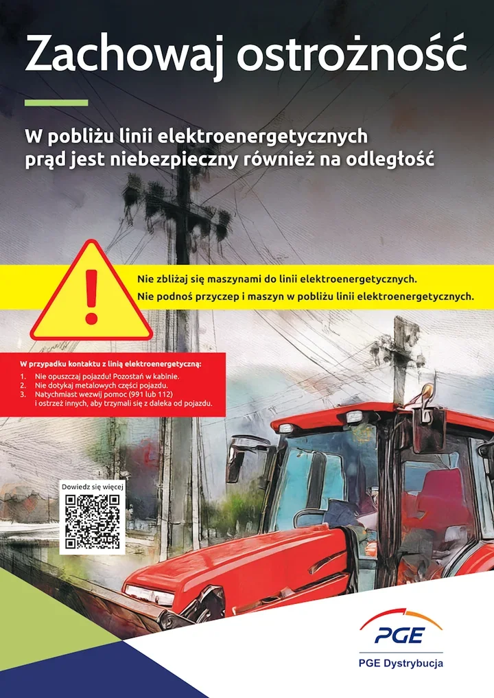Pod linią energetyczną zagrożenie zaczyna się wcześniej niż widać